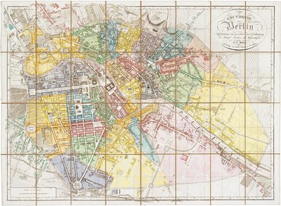 Plan of Berlin Taken and Drawn with Permission of the Royal Academy of Sciences by J.C. Selter by Jean Chrétien Selter